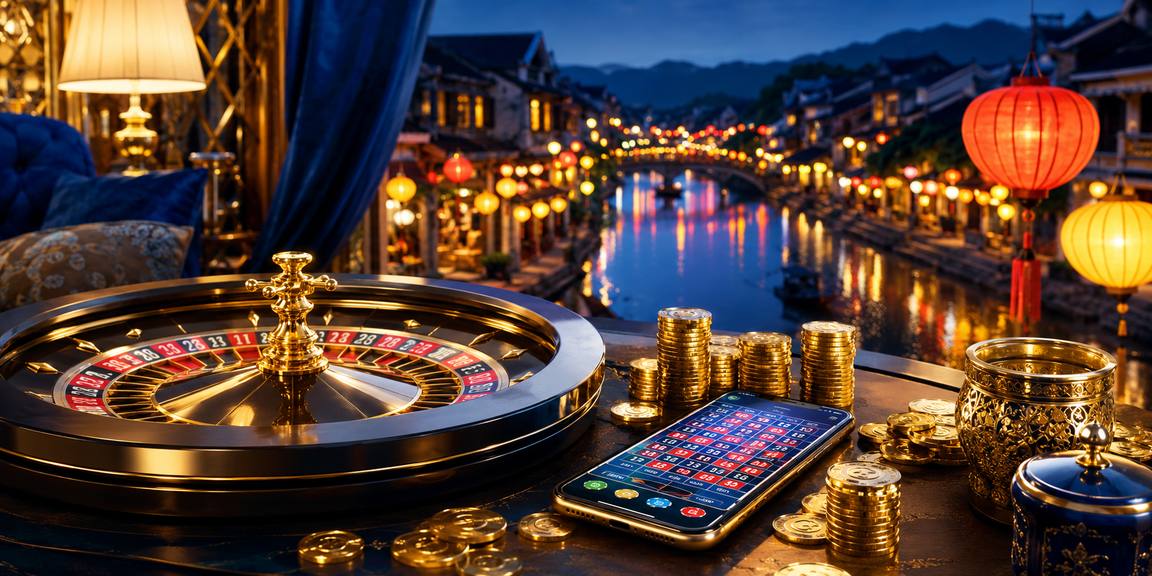 xl6009 Bàn Roulette có dealer tiếng Việt
